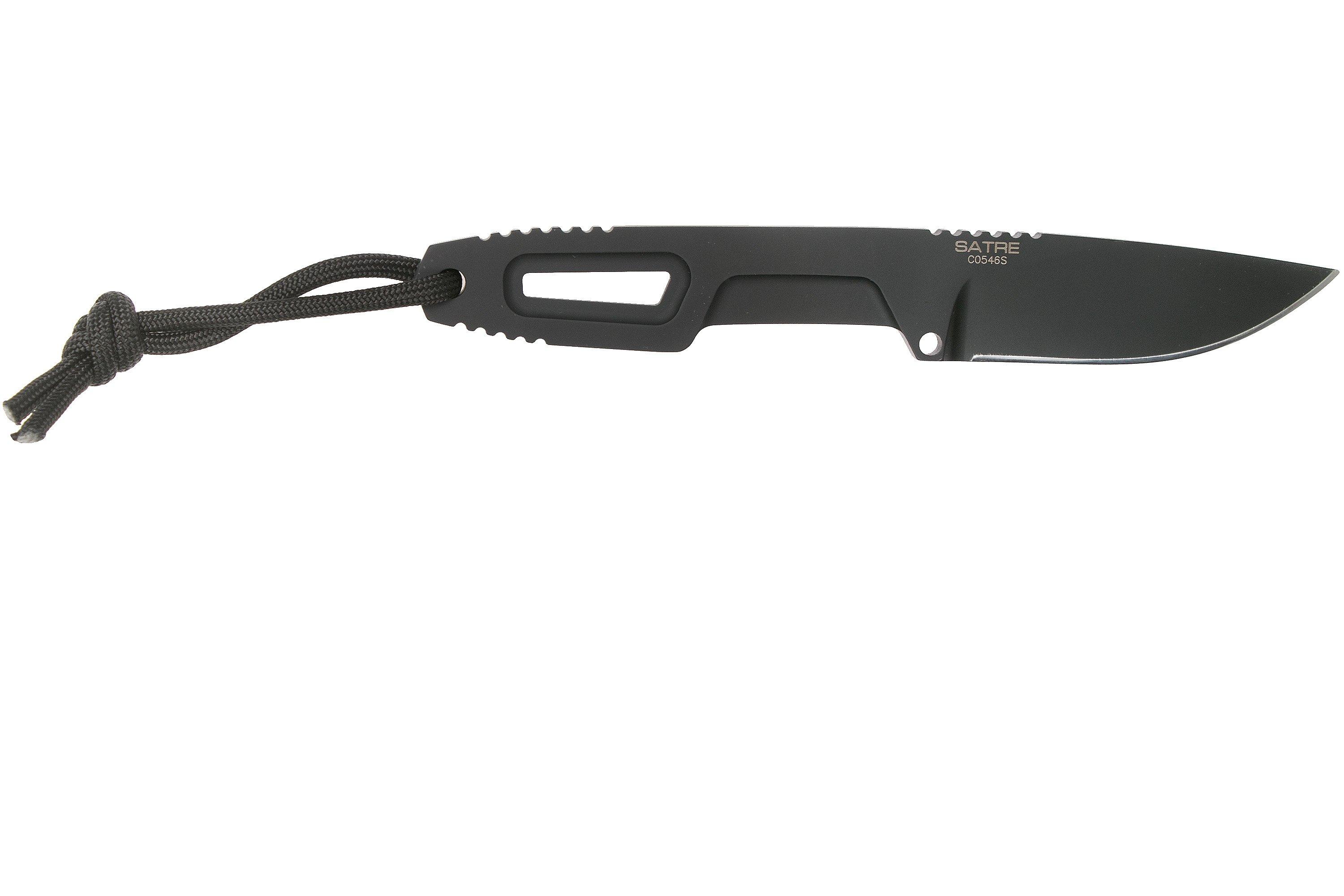 Extrema Ratio Satre, Black 04.1000.0222/BLK neck knife | Advantageously ...
