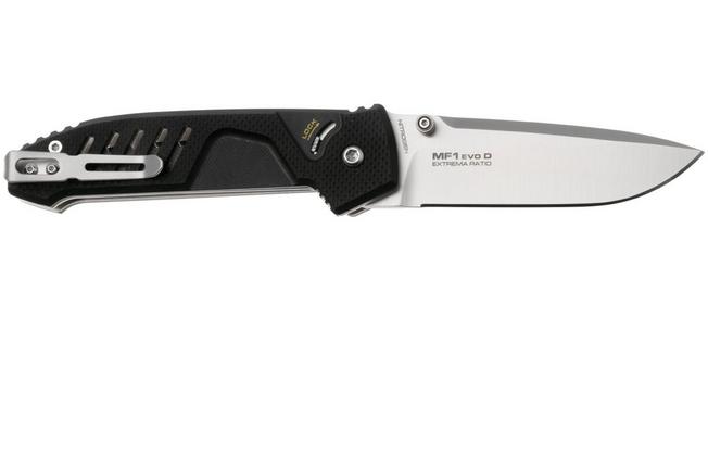 Afbeelding voor Extrema Ratio MF1 EVO D 04.1000.0232/NIT-S/G10 B, Satin Nitrogen, Black G10 zakmes
