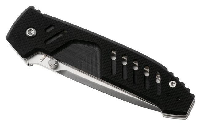 Afbeelding voor Extrema Ratio MF1 EVO D 04.1000.0232/NIT-S/G10 B, Satin Nitrogen, Black G10 zakmes
