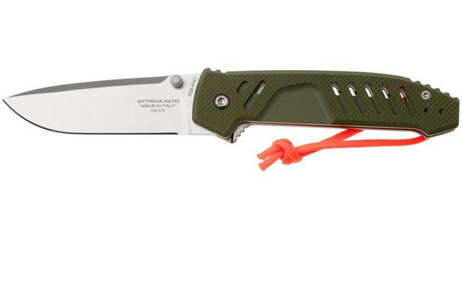 Afbeelding voor Extrema Ratio MF1 EVO D 04.1000.0232/NIT-S/G10 G, Satin Nitrogen, OD Green G10 zakmes