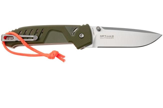 Afbeelding voor Extrema Ratio MF1 EVO D 04.1000.0232/NIT-S/G10 G, Satin Nitrogen, OD Green G10 zakmes