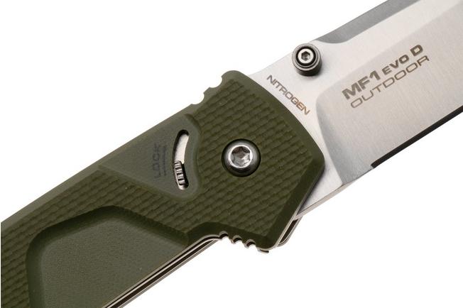 Afbeelding voor Extrema Ratio MF1 EVO D 04.1000.0232/NIT-S/G10 G, Satin Nitrogen, OD Green G10 zakmes