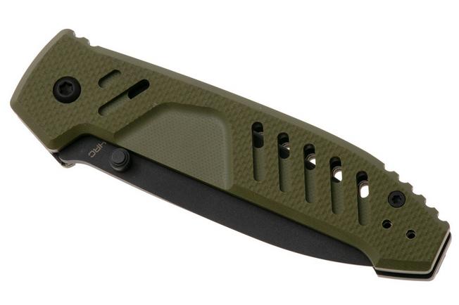 Afbeelding voor Extrema Ratio MF1 EVO SP 04.1000.0233/BLK/G10-GR, Black Böhler N690, OD Green G10, partially serrated zakmes