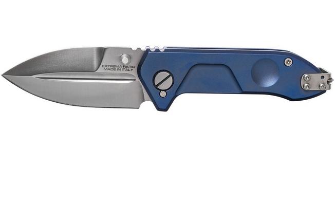 Extrema Ratio Frame Rock, Titanium Blue 04.1000.0456/SAT/BLU pocket knife