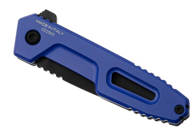 Afbeelding voor Extrema Ratio Satre F 04.1000.0246/NIT/BLK/C12 Black Oxide MIL-C-13924 Nitrogen, Periwinkle Aluminum, zakmes