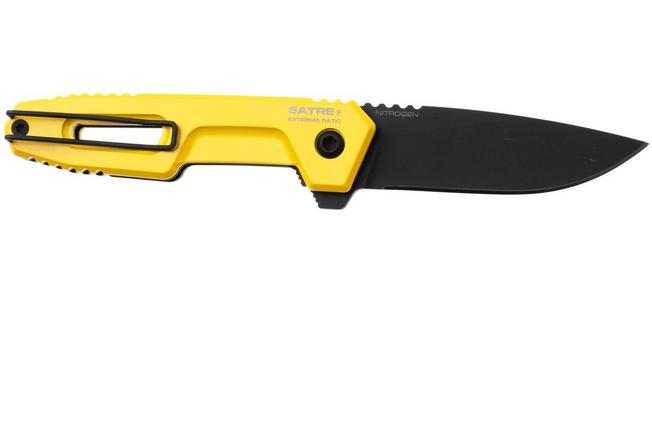 Afbeelding voor Extrema Ratio Satre F 04.1000.0246/NIT/BLK/C5 Black Oxide MIL-C-13924 Nitrogen, Yellow Aluminum, zakmes