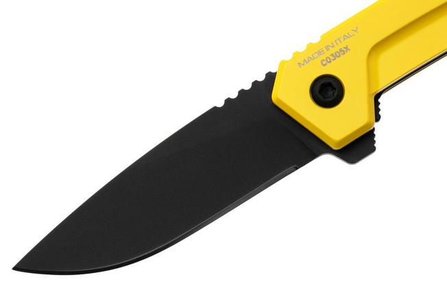 Afbeelding voor Extrema Ratio Satre F 04.1000.0246/NIT/BLK/C5 Black Oxide MIL-C-13924 Nitrogen, Yellow Aluminum, zakmes