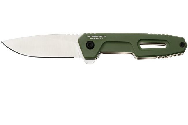 Afbeelding voor Extrema Ratio Satre F Outdoor 04.1000.0246/NIT/SAT/C9 Satin Nitrogen, Green Aluminum, zakmes