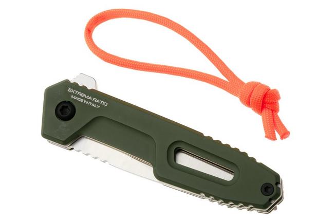 Afbeelding voor Extrema Ratio Satre F Outdoor 04.1000.0246/NIT/SAT/C9 Satin Nitrogen, Green Aluminum, zakmes