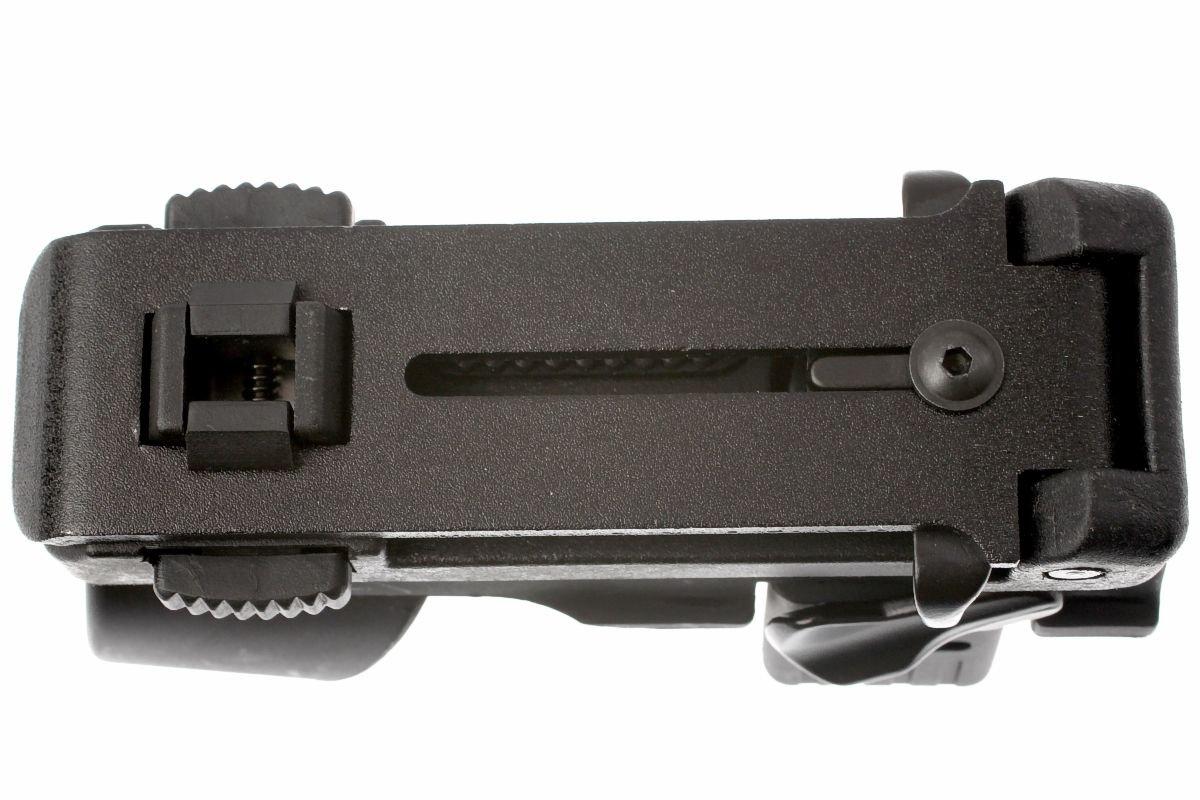 Holster Tactique Pour Lampe Torche – Sacoche Nylon Imperméable, Sangle Magique, Avec Compartiment à Piles Latéral