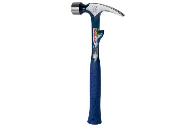 Afbeelding voor Estwing E6-22T Hammertooth Straight Claw Hammer 02-41VE622T Shock Reduction Grip, klauwhamer 624 gram