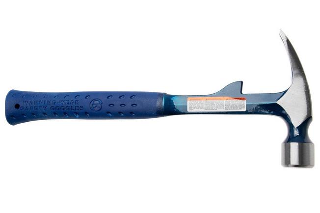 Afbeelding voor Estwing E6-22T Hammertooth Straight Claw Hammer 02-41VE622T Shock Reduction Grip, klauwhamer 624 gram