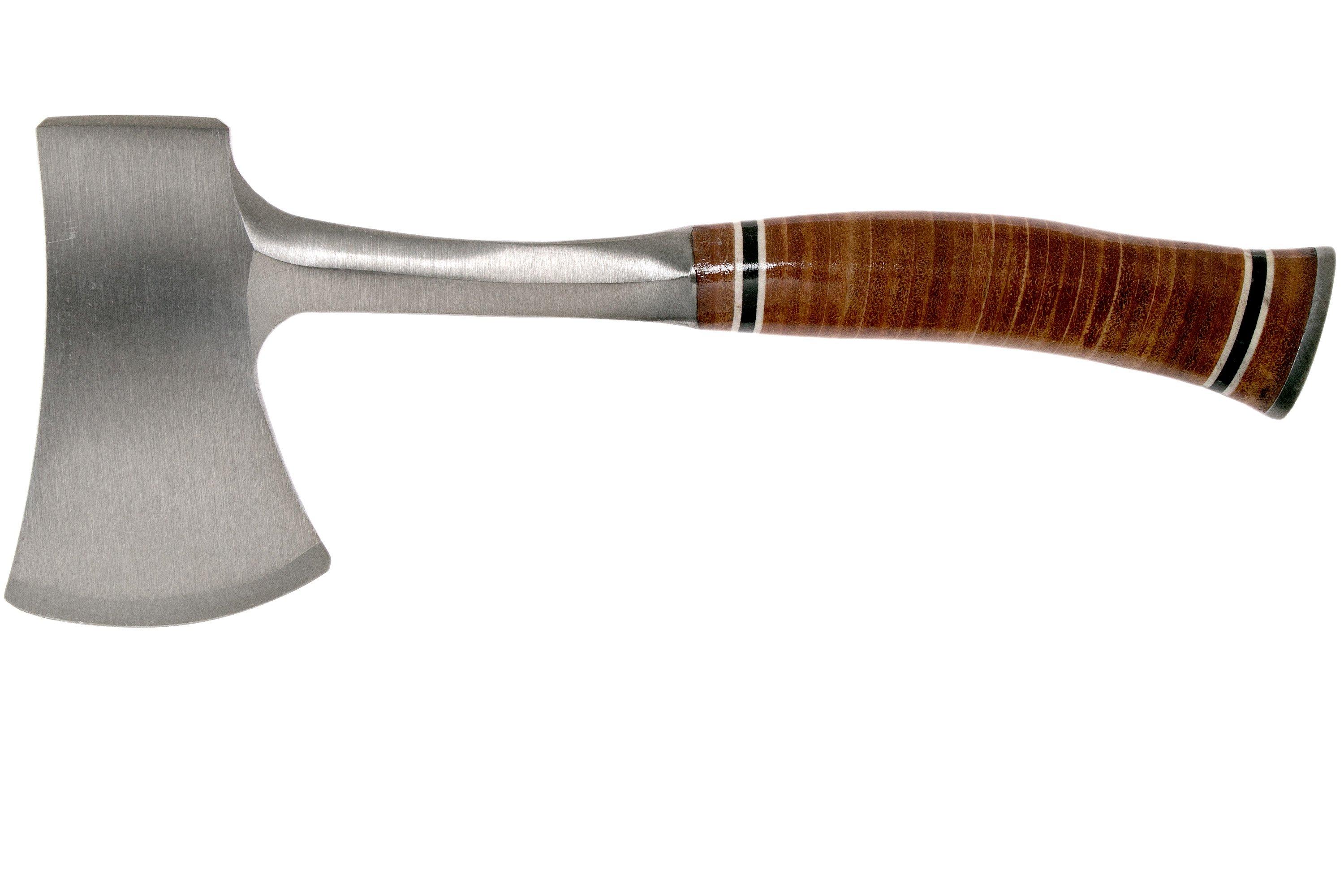 Estwing Sportsman's axe E24A leather handle, with nylon sheath