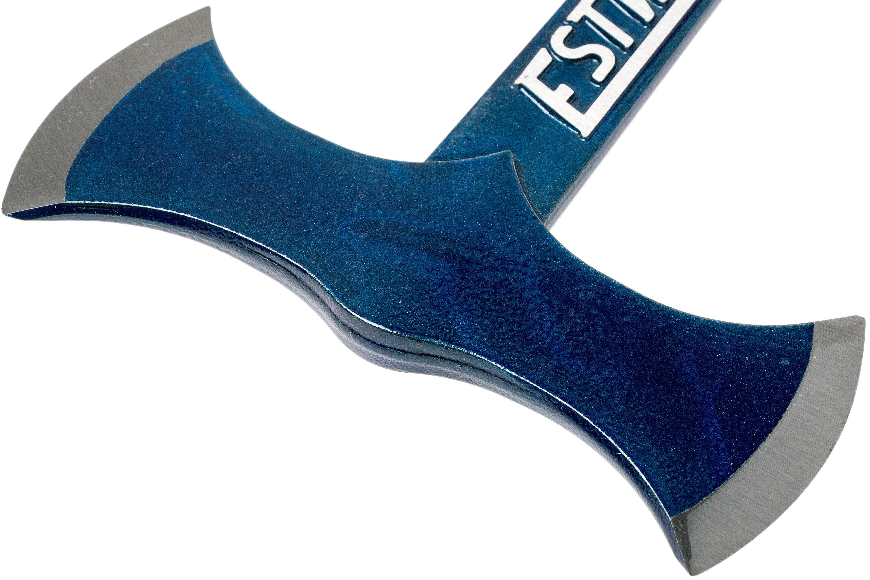 Estwing Black Eagle Double Bit throwing axe blue EWE6DBA with nylon