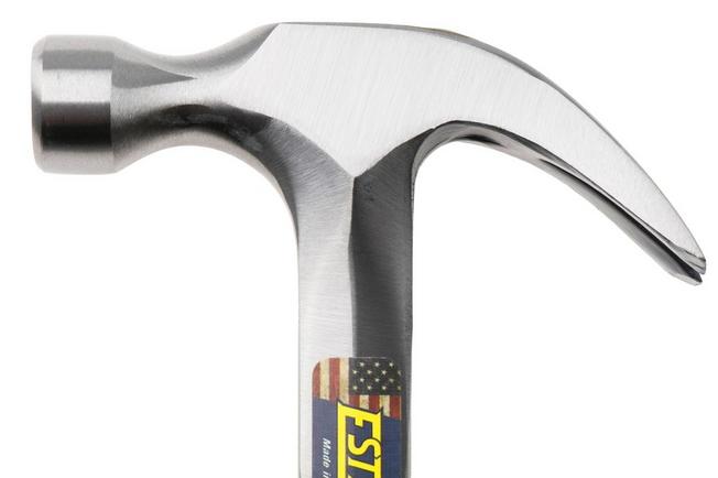 Afbeelding voor Estwing E12C Curved Claw Hammer EWEE12C Stacked Leather Grip, klauwhamer 340 gram