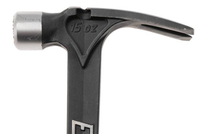 Afbeelding voor Estwing Ultra Series E15SM Milled Face Straight Claw Hammer EWEE15SM Stacked Leather Grip, klauwhamer 425 gram