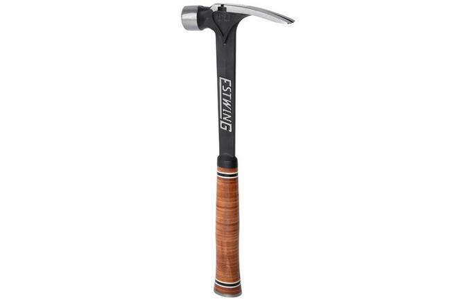 Afbeelding voor Estwing Ultra Series E15S Straight Claw Hammer EWEE15S Stacked Leather Grip, klauwhamer 425 gram