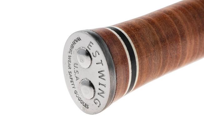 Afbeelding voor Estwing Ultra Series E19S Straight Claw Hammer EWEE19S Stacked Leather Grip, klauwhamer 538 gram 