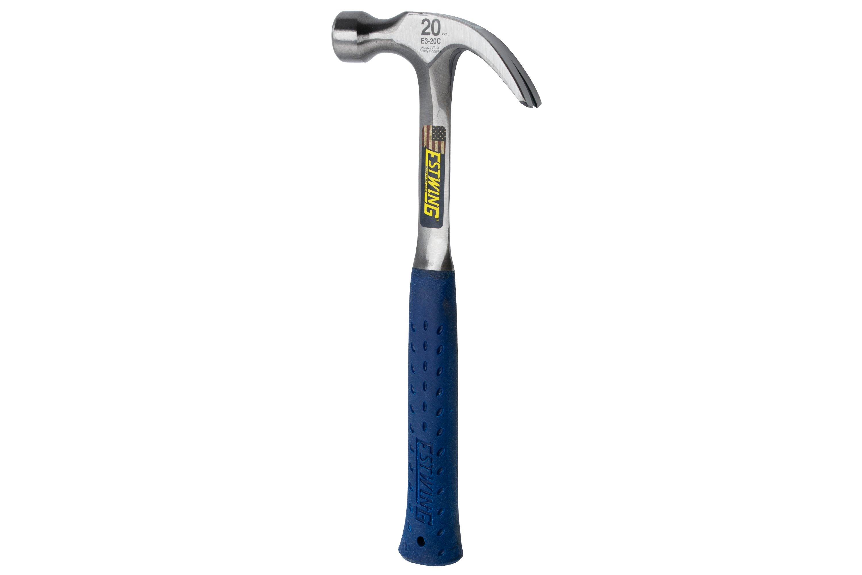 Estwing E3-20C Nail Hammer EWEE3-20C Shock Reduction Grip, marteau à panne fendue 567 gr