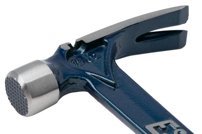 Afbeelding voor Estwing Ultra Series E6-15SM Milled Face Straight Claw Hammer EWEE6-15SM Shock Reduction Grip, klauwhamer 425 gram