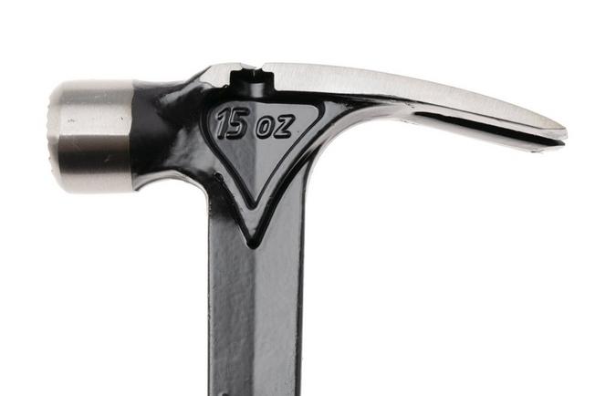 Afbeelding voor Estwing Ultra Series EB-15SM Milled Face Straight Claw Hammer EWEEB-15SM Black Shock Reduction Grip, klauwhamer 425 gram