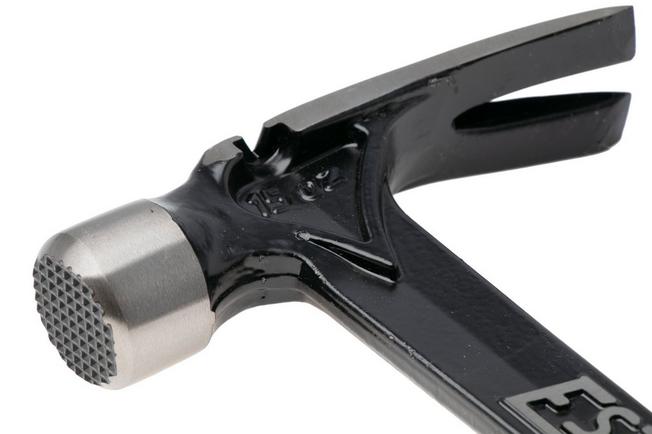 Afbeelding voor Estwing Ultra Series EB-15SM Milled Face Straight Claw Hammer EWEEB-15SM Black Shock Reduction Grip, klauwhamer 425 gram