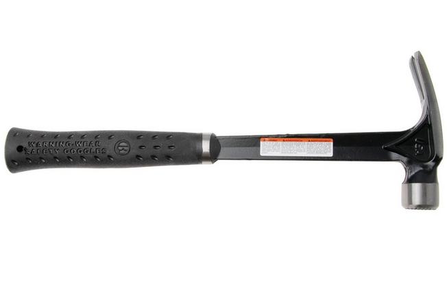 Afbeelding voor Estwing Ultra Series EB-15SM Milled Face Straight Claw Hammer EWEEB-15SM Black Shock Reduction Grip, klauwhamer 425 gram
