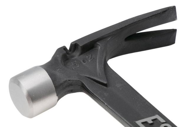 Afbeelding voor Estwing Ultra Series EB-15S Straight Claw Hammer EWEEB-15S Black Shock Reduction Grip, klauwhamer 425 gram