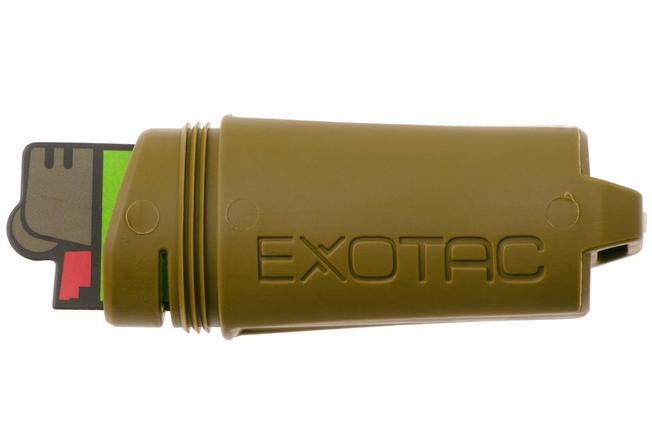 Afbeelding voor Exotac fireSLEEVE Olive Drab 005005-OD waterdichte aanstekerbehuizing, olijfgroen