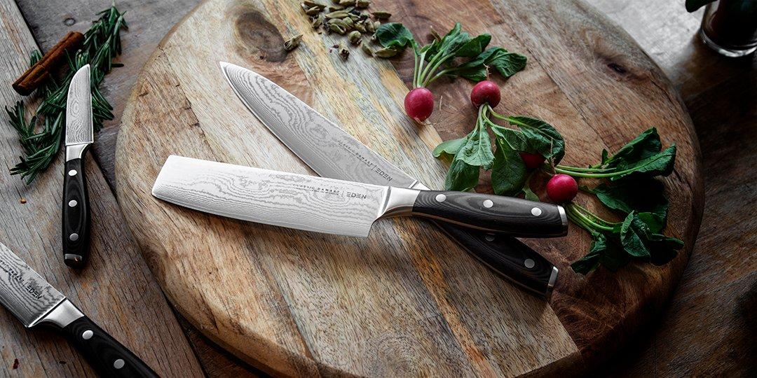 Alle Typen von Küchenmessern