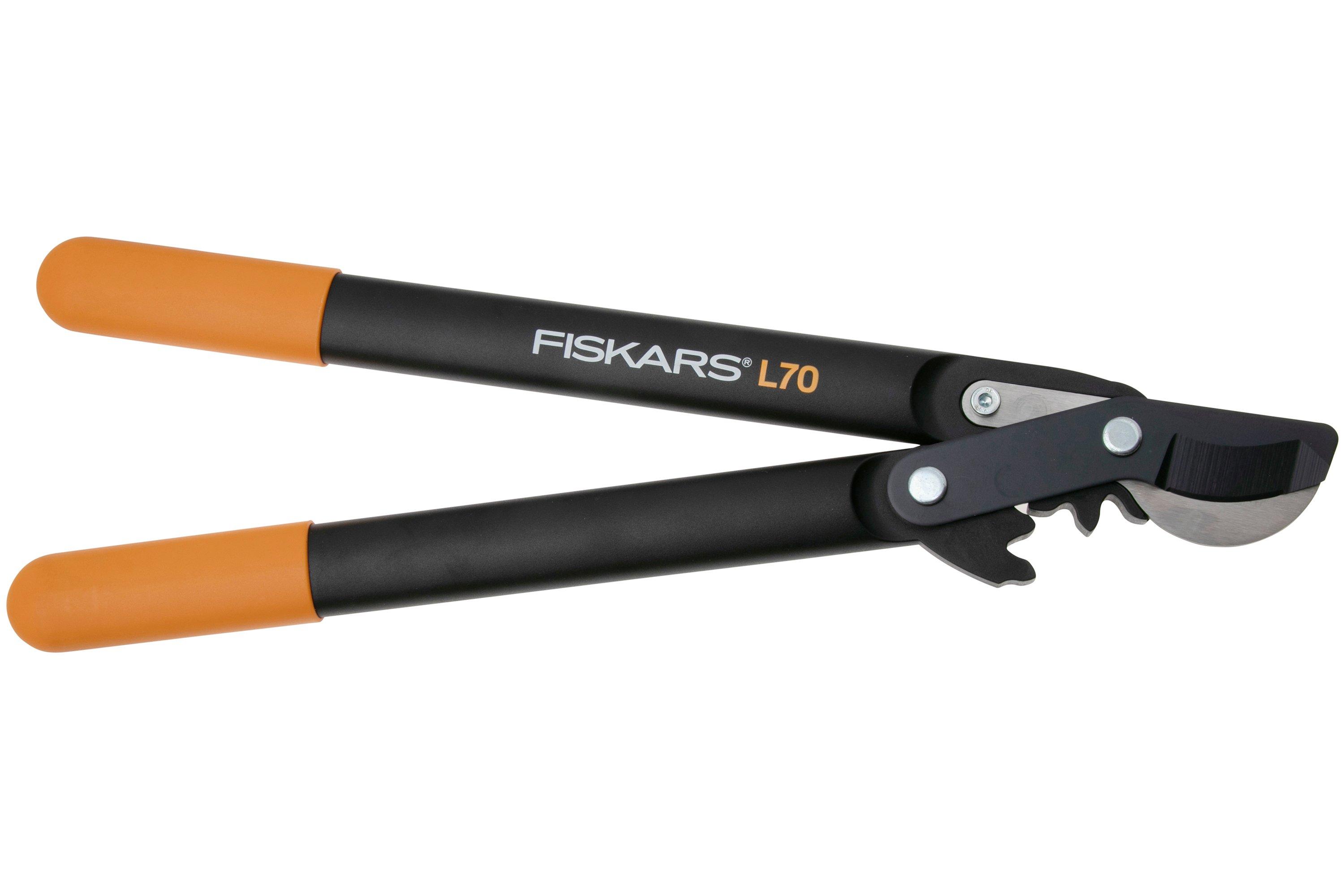 Fiskars Coupe-branches à lame franche à crémaillère 45,6 cm
