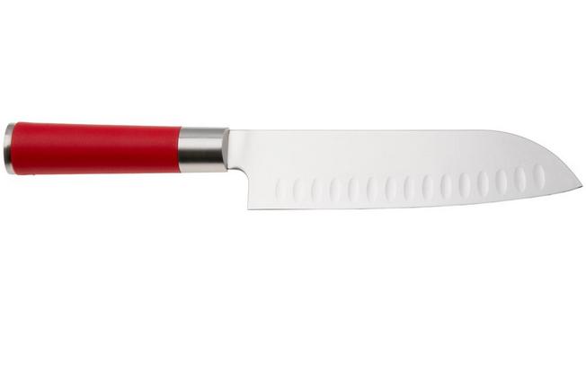 Afbeelding voor F. Dick Red Spirit 81742182K santoku met kuiltjes, 18 cm