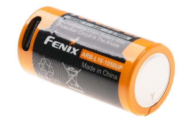 Afbeelding voor Fenix ARB-L16-1050UP, 16340 oplaadbare accu, 1050 mAh Li-Ion