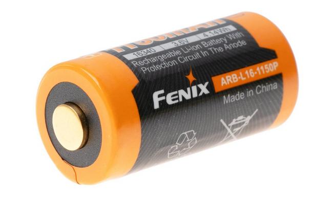 Afbeelding voor Fenix ARB-L16-1150P, 16340 oplaadbare accu, 1150 mAh Li-Ion