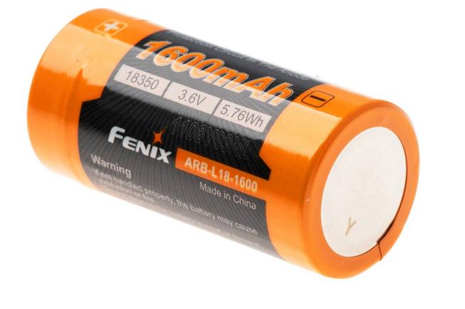 Afbeelding voor Fenix ARB-L18-1600 18350 Li-ion accu, 1600 mAh