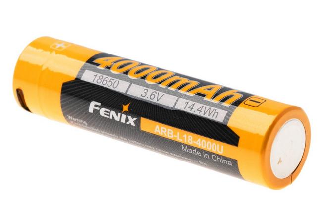 Afbeelding voor Fenix ARB-L18-4000U 18650 accu met micro-USB-poort, 4000 mAh