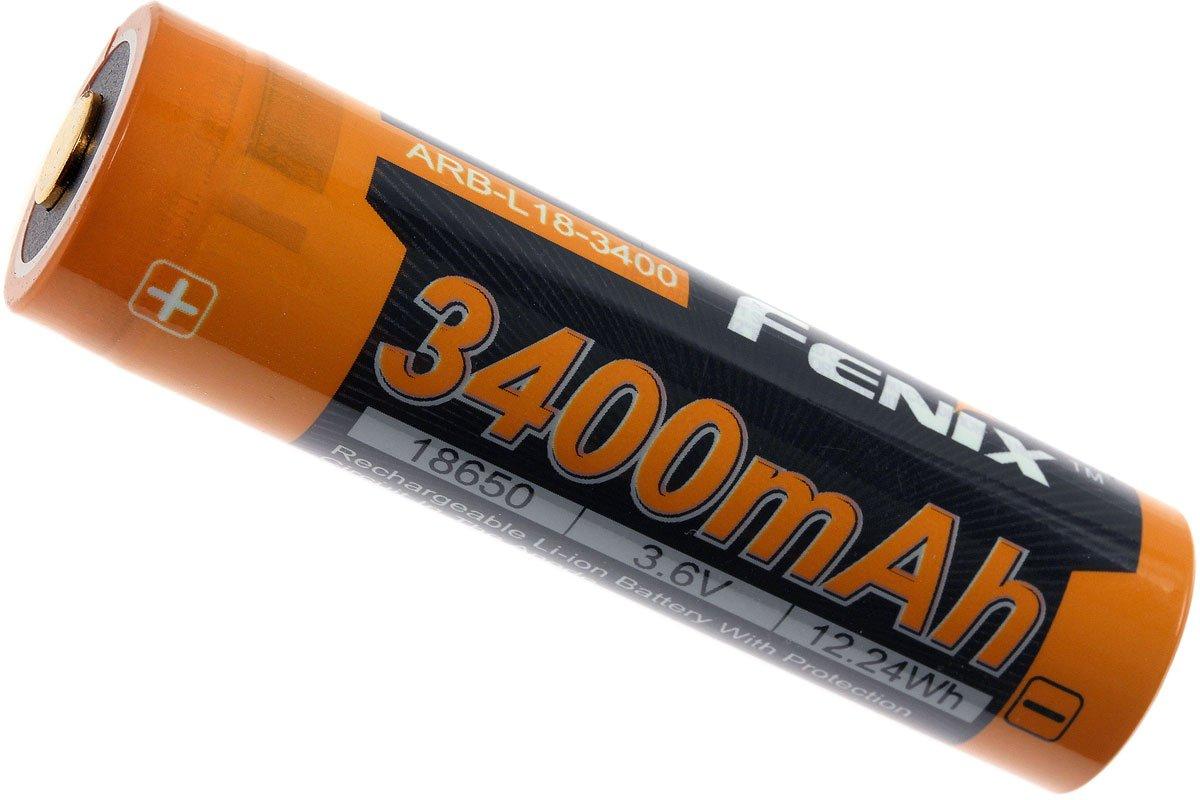 Fenix FEARB-L2S 18650 battery, 3400 mAh | Advantageously shopping