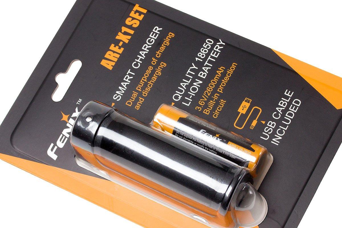Fenix ARE-X1 Set with charger and 18650-battery | Advantageously ...