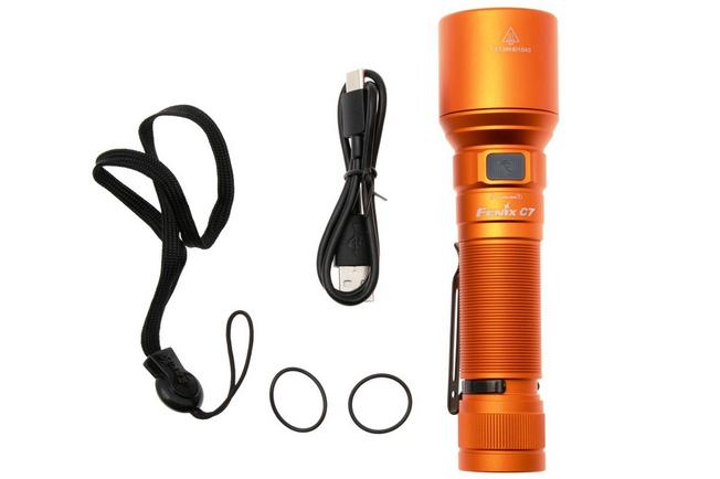 Afbeelding voor Fenix C7 oplaadbare zaklamp, 3000 lumen, oranje