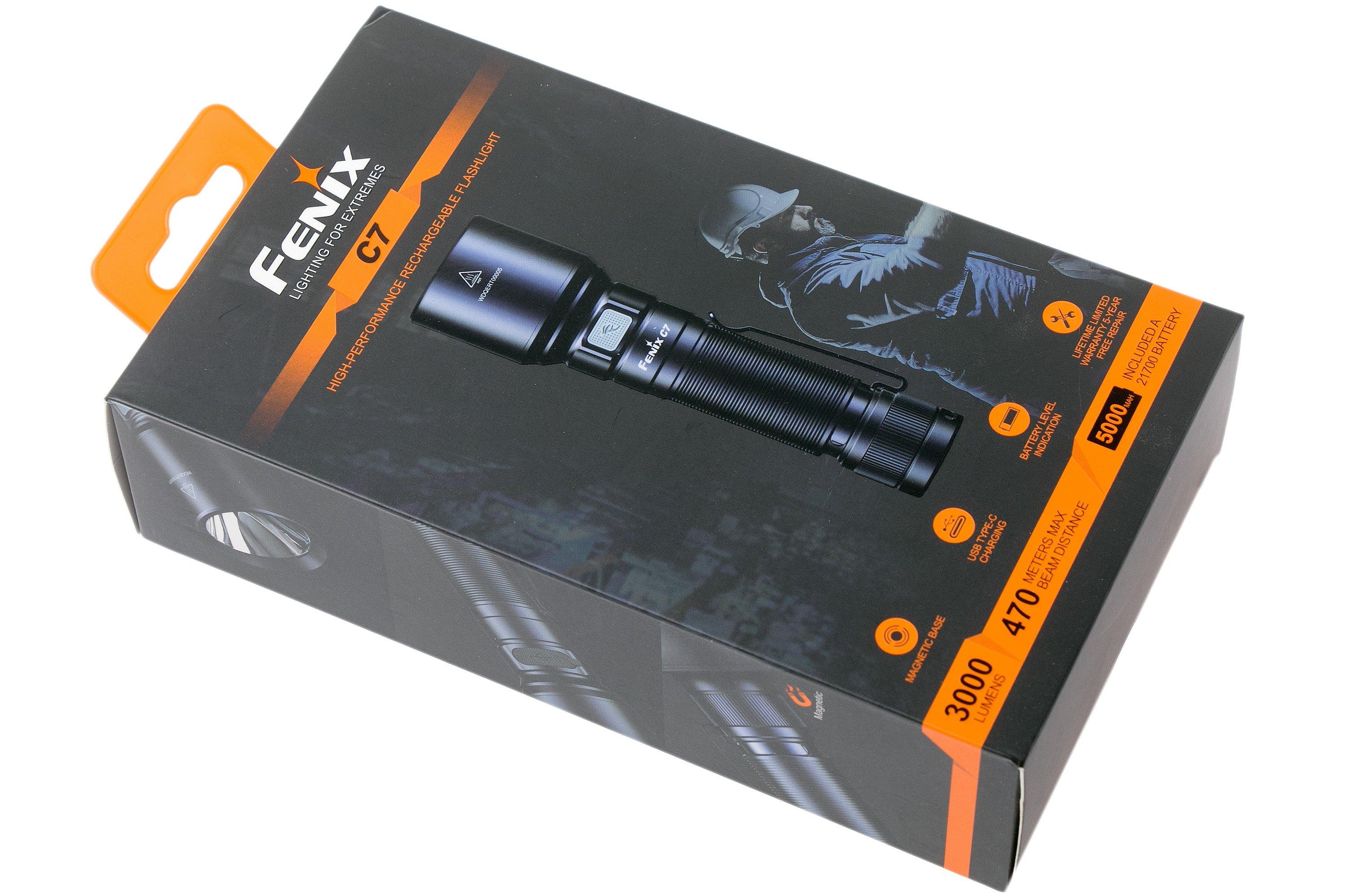 Fenix C7 - 3000 lumens - haute performance rechargeable – Revendeur  Officiel Lampes FENIX depuis 2008