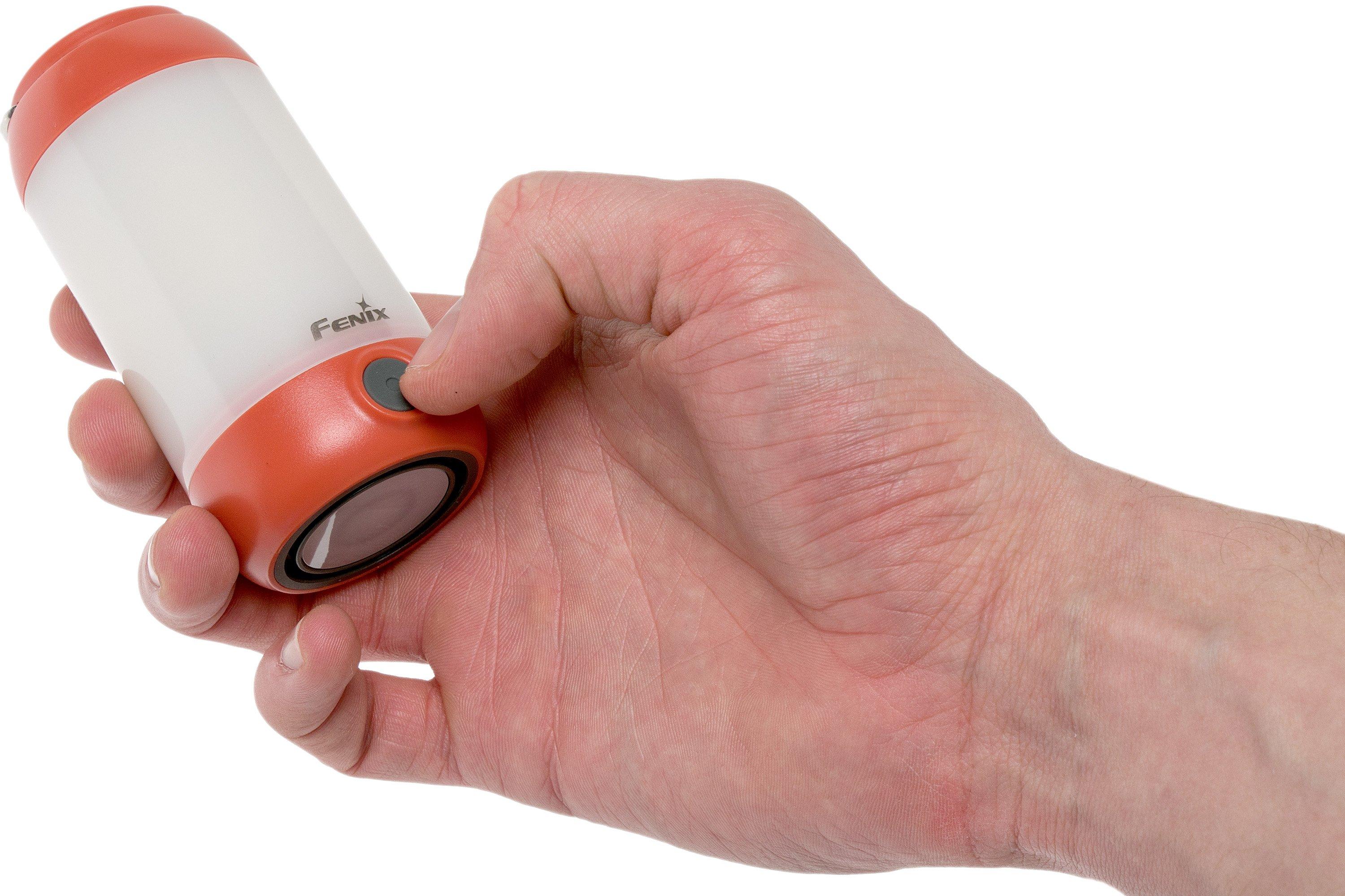 Fenix CL26R rechargeable LEDcamping light, red Advantageously