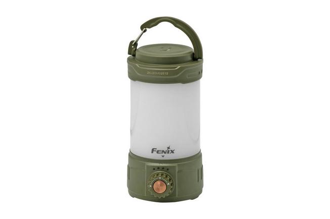 Fenix CL26R Pro rechargeable LED camping light, olive green