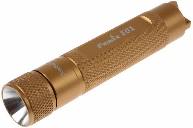 Image for Fenix E01 LED torch, gold