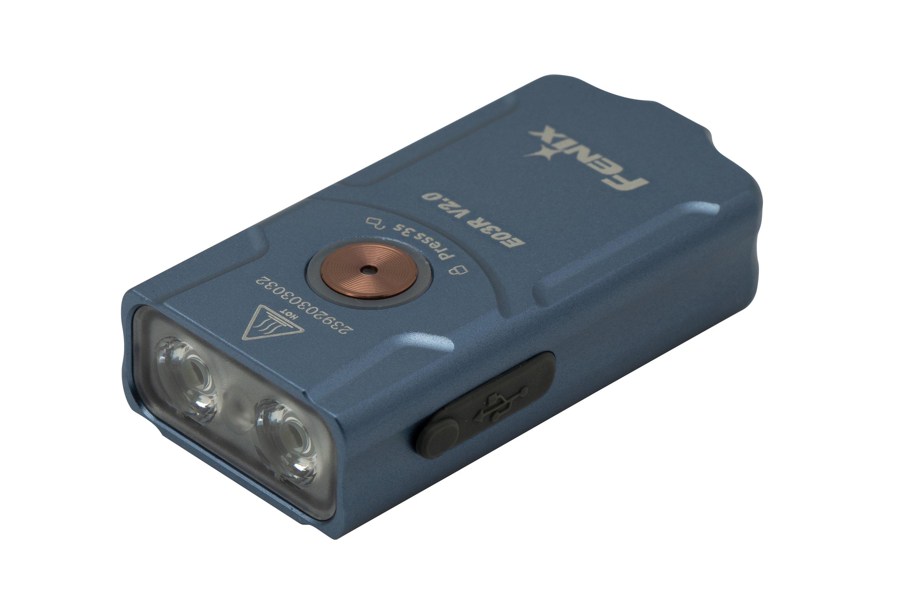 Fenix E03R V2.0 Blue sleutelhangerlamp | Voordelig kopen bij ...