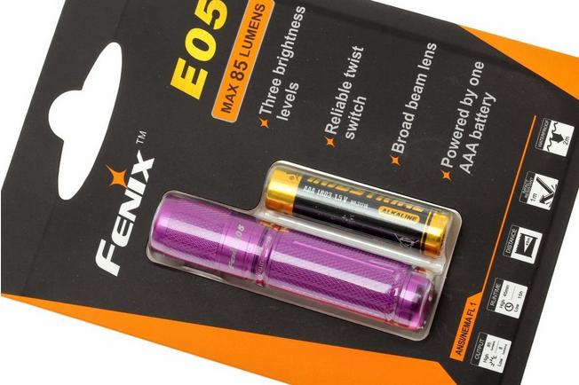 Image for Fenix E05 LED flashlight, purple,  XP-E2 LED