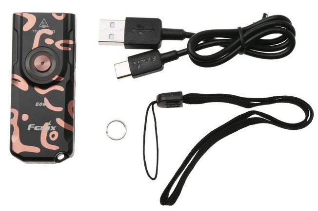 Afbeelding voor Fenix E06R Graffiti, sleutelhangerzaklamp, 700 lumen  