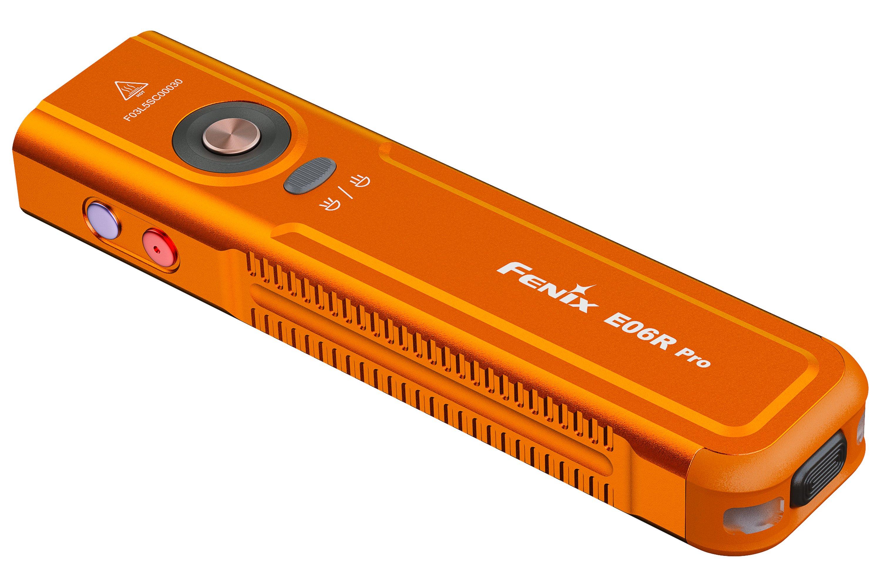 Fenix E06R PRO Orange, torch, 1600 lumens | Advantageously shopping at ...