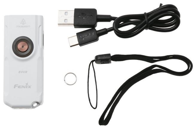 Afbeelding voor Fenix E06R White, sleutelhangerzaklamp, 700 lumen  