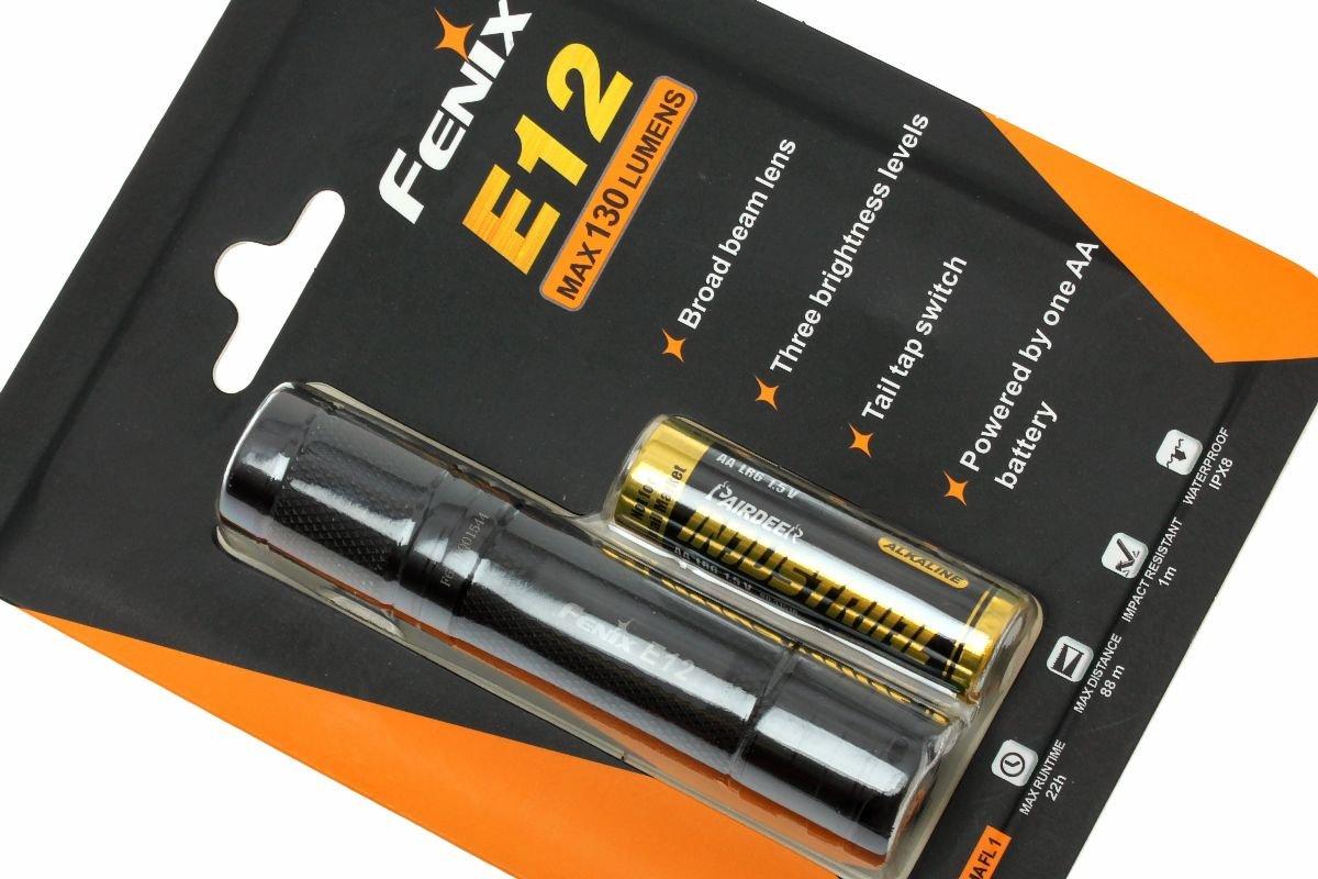 Fenix E12 LED-torch | Advantageously shopping at Knivesandtools.com