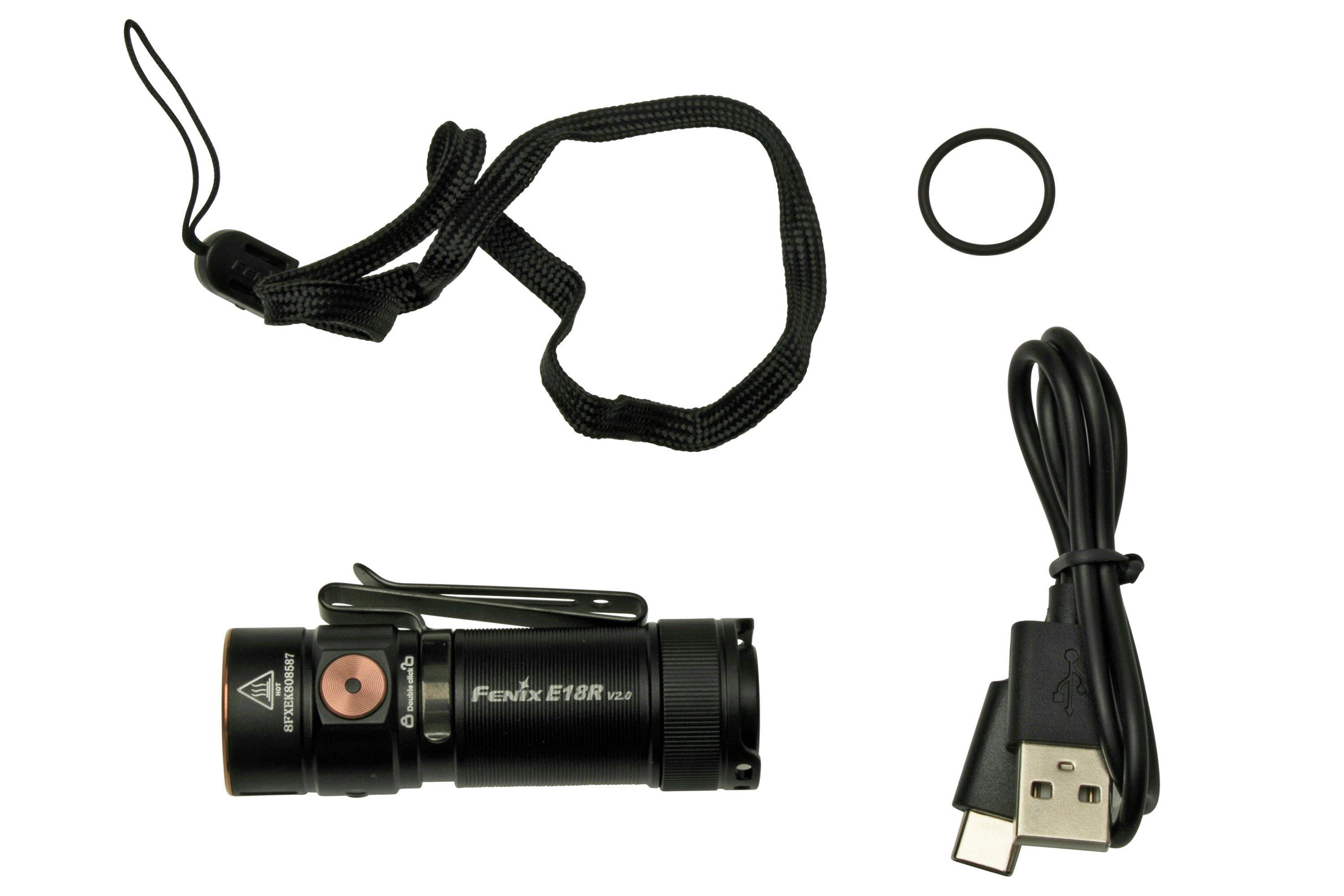 Fenix E18R rechargeable LED-flashlight